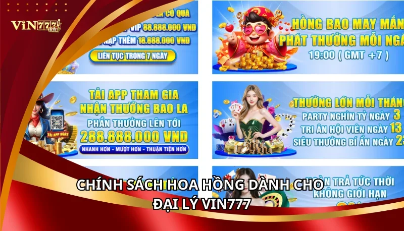 Đại Lý Vin777 - Hợp Tác Kinh Doanh, Thu Nhập Đột Phá 2025 5 Chính sách hoa hồng dành cho đại lý Vin777