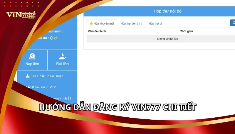 Đăng Ký Vin777 - Nhận Thưởng Chào Mừng 777K Tháng 7/2025 6 Hướng dẫn đăng ký Vin777 chi tiết